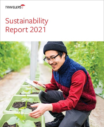 Cover of the 2021 Sustainibility Report