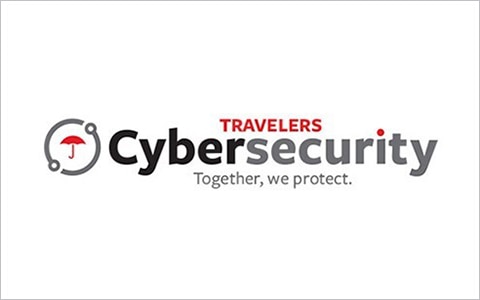 Logo, Travelers Cybersecurity. Together, we protect.